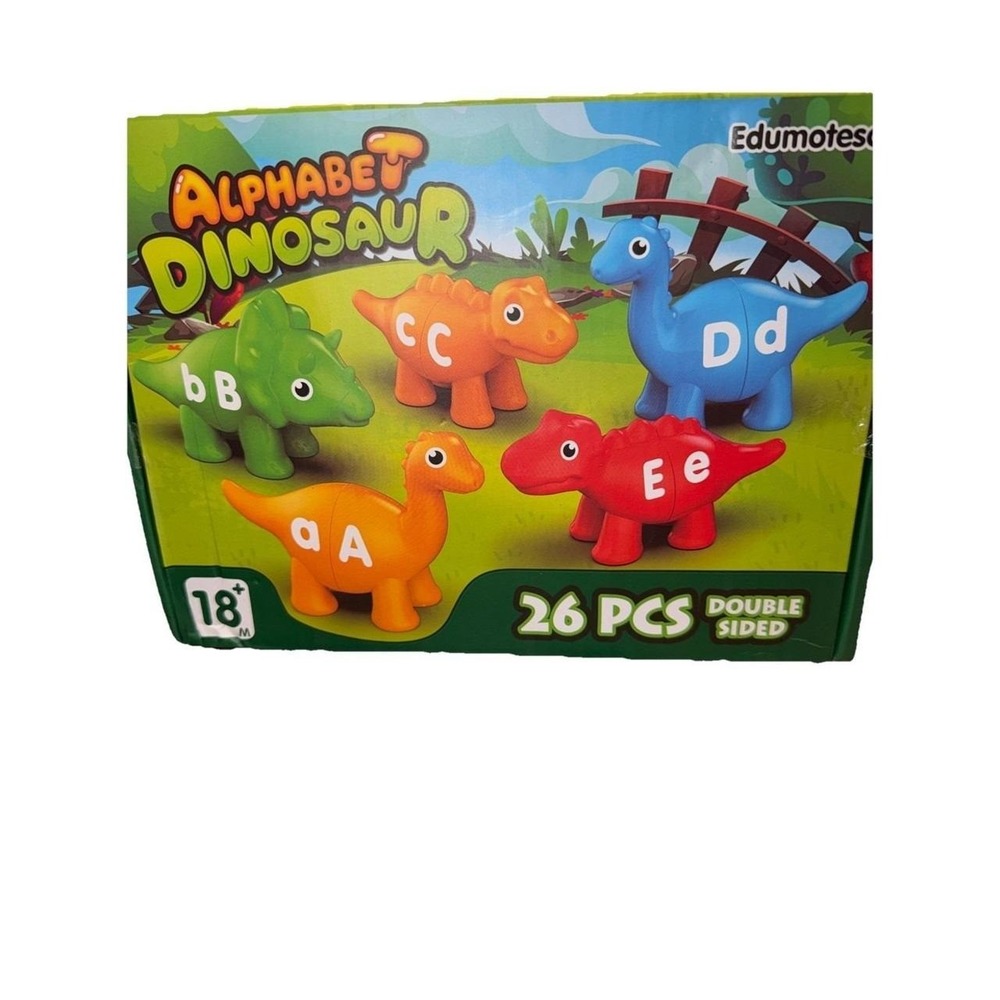 Edomoteso Montesoreri Style‎ Alphabet  Dinosaur Letters
